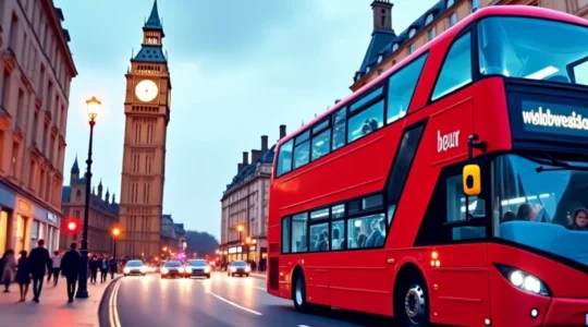 Tourist Bus for Your London Adventure